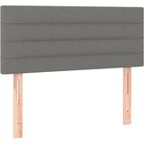  box spring s madracem LED tamnosivi 120 x 190 cm tkanina | shoptok.hr