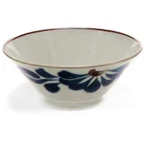Modro-bež porcelanasta skledica za ramen 900 ml Flower –