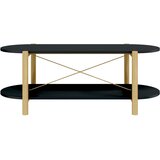  Stolić za kavu crni 110 x 48 x 40 cm od konstruiranog drva | shoptok.hr