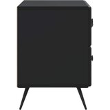  Noćni ormar Crna 62 x 34,5 x 47,5 cm Konstruirano drvo | shoptok.hr