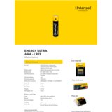 Intenso Baterija alkalna, AAA LR03/4, 1,5 V, blister 4 kom | shoptok.hr