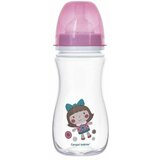 Canpol baby flašica široki vrat, antikolik - easy start- 300 ml - toys doll pink Cene