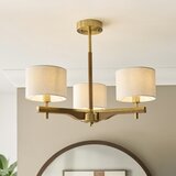  Endon 116993 - Luster na šipci HEATHCLIFF 3xE14/7W/230V mesing/jasen | Eponuda.com