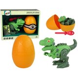  Dinosaur na rastavljanje Tyrannosaurus Rex s jajetom i dodacima zeleni | shoptok.hr