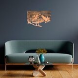 WALLXPERT Mountain v2 - Ukrasni Drveni Zidni Element od Bakra i Oraha | Eponuda.com