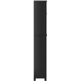  Spremište iznad toaletne školjke BERG crno 60x27x164,5cm drveno | Eponuda.ba