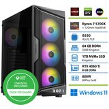 BOFX volantis 2 R7-5700X 64GB 1TB RTX4060TI W11 namizni računalnik, (21730230) | Shoptok.si