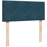 Box spring krevet s madracem tamnoplavi 120 x 200 cm baršunasti | shoptok.hr