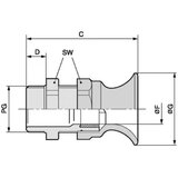 LAPP Kabelska uvodnica sa zaštitom od savijanja PG11 poliamid srebrno sive boje (RAL 7001) Kabel SKINTOP BT PG 11 RAL 7001 SGY 1 | Eponuda.ba