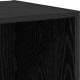 vidaXL Set TV stalka s pohranom 2 pcs Crni hrast 37 x 37 x 142.5 cm | shoptok.hr
