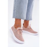 Boto Fabric Slip-on Sports Shoes On Platform Women's Pink Kalyra | shoptok.hr