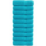 vidaXL Premium brisače 10 kos turkizna 50x100 cm 600 gsm 100 % bombaž | Shoptok.si