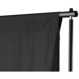 vidaXL fotografski pozadinski sustav s potporom 600 x 300 cm crni | shoptok.hr