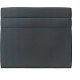 Naglavna deska 140 cm Črte - Žametna blago antracit, (21613055)