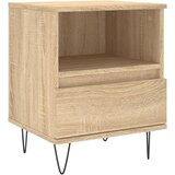 Maison Chic Nočna omarica - Nočna miza sonoma hrast 40x35x50 cm inženirski les, (21687520) Cene