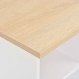  Barski stol bijeli i boja hrasta sonome 60 x 60 x 110 cm | shoptok.hr