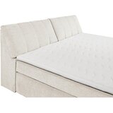 MID.YOU POSTELJA BOXSPRING 200 cm x 240 cm , tekstil, leseni material krem barve | Shoptok.si