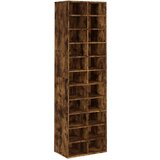 Furnova Omarica za čevlje dimljeni hrast 54x34x183 cm konstruiran les, (21954606) | Shoptok.si