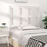  Uzglavlje za krevet bijelo 95 5x4x100 cm od masivne borovine | shoptok.hr
