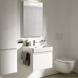 Laufen H8109620001041 Pro S 55 x 46,5 cm pravokotni stenski keramični umivalnik z odprtino za armaturo | Shoptok.si