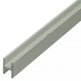 H-profil (Do x Š x V: 1.000 x 13,5 x 22 mm, Debelina: 1,5 mm, Aluminij, Eloksirani, Srebrna)