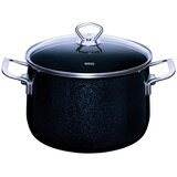 RIESS Lonec s pokrovom Black Magic 24cm / 6,5l / dva ročaja / emajl, (5000198673) Cene