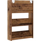 vidaXL ormarići za cipele na zidu s policom ostalo staro drvo 60 x 18 x 60 cm | shoptok.hr