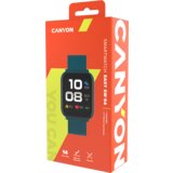 Canyon Easy SW-54, Smartwatch,1.7" IPS Full Touch 240X280,IP68 waterproof, PIXART PAR2860QN, 32K /512K/64M,Multisport mode,heart rate,200mAh battery, Bluetooth BT5.3, compatibility with iOS and android, Green, host: 43.4 *35.8 * 9.8mm strap:248*20mm,35g - | Shoptok.si