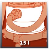 Einhell TC-VC 1815 2340290 Mokro/suho usisivač 1250 W 15 l | Eponuda.ba