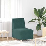 vidaXL Modularna sofa bez naslona za ruke tamnozelena 55 cm baršunasta Cijene