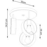  Stropna svetilka TITRAN 3 bela, (21347848) | Shoptok.si