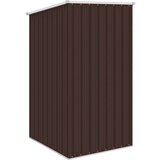  Vrtno spremište smeđe 87 x 98 x 159 cm od pocinčanog čelika | shoptok.hr