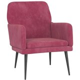 vidaXL Fotelj vinsko rdeč 62x79x79 cm žamet | Shoptok.si