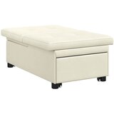 Krevet na razvlačenje Krema 194 x 67 x 82 cm Baršun | Eponuda.com