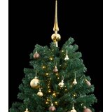  Umjetno božićno drvce 300 LED sa šarkama i kuglicama 240 cm | shoptok.hr