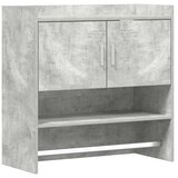 vidaXL Zidna polica Zidna montaža Betonska siva 80 x 36 x 80 cm - Betonska siva | shoptok.hr