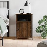 vidaXL Noćni ormarić smeđeg hrasta 40x42x60 cm konstruirano drvo Cijene