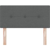 vidaXL LED Uzglavlje S Botunima Tamno Sivo 80 cm Tkanina | shoptok.hr