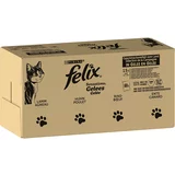 Felix Jumbo pakiranje "Sensations" vrećice 120 x 85 g - Raznolikost okusa (govedina, piletina, pačetina i janjetina)