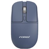 INF Brezžična miška - enojni 2.4G + Bluetooth dvojni način, tihi klik, kovinsko kolesce Blue, (5000129781) | Shoptok.si