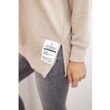 Kesi Women's oversized sweatshirt with long sleeves light beige | Shoptok.si