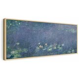  Slika - Claude Monet – Water Lilies (Water Lilies) III 100x40 U prirodnom drvenom okviru | shoptok.hr