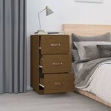  Noćni ormarić boja meda 40 x 40 x 75 cm od masivne borovine | shoptok.hr