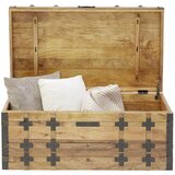 Venda SKRINJA les, kovina naravne barve, črna | Shoptok.si