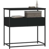 Konzolni stol crni 75 x 40 x 75 cm od konstruiranog drva | shoptok.hr
