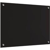  Kuhinjski zid 2 pcs Crna 70 x 50 cm Staklo otporno na udarce | shoptok.hr