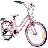  Dječji bicikl Heart sa 6 brzina Shimano 20" rozi | shoptok.hr