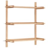 Kave Home Modularni sustav polica od punog hrasta u prirodnoj boji 90x98 cm Sitra – | shoptok.hr