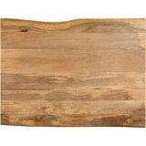 vidaXL Mizna plošča 110x80x2,5 cm naraven rob trden mangov les | Shoptok.si