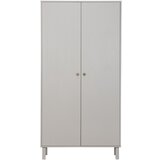 WOOOD Svijetlo sivi ormar od masivnog bora 100x195 cm Madu – | shoptok.hr